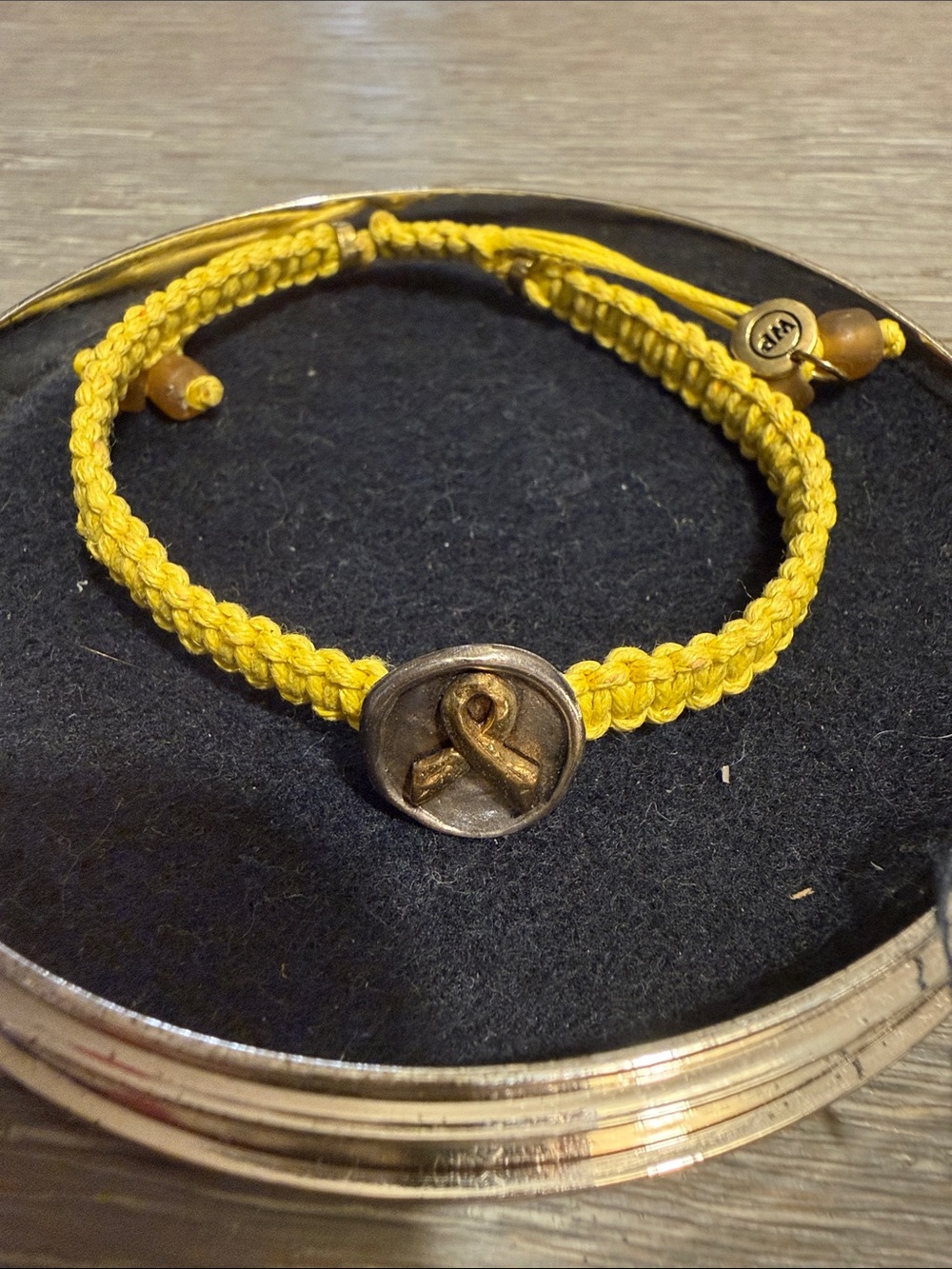 Waxing Poetic Awareness Bracelet. Never Wore
